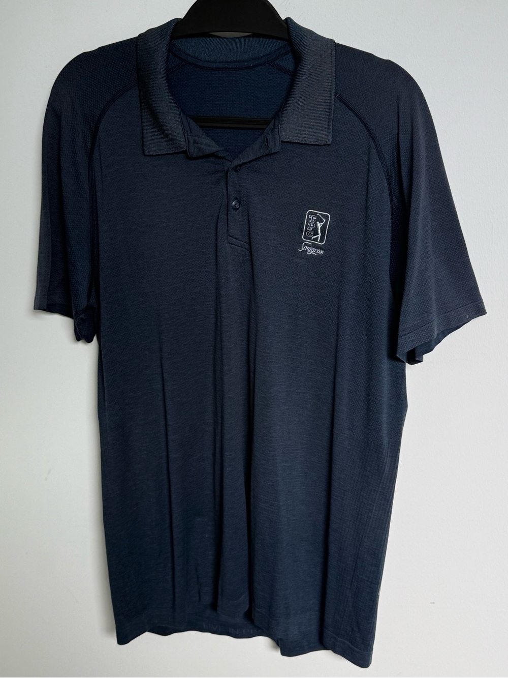 PGA Tour Men's Dark Navy Performance Polo